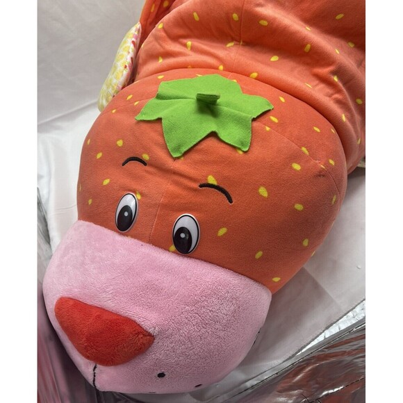 Flip A Zoo Jumbo 30" Reversible Stuffed Animal Orange Pop Penguin Strawberry - Picture 2 of 15